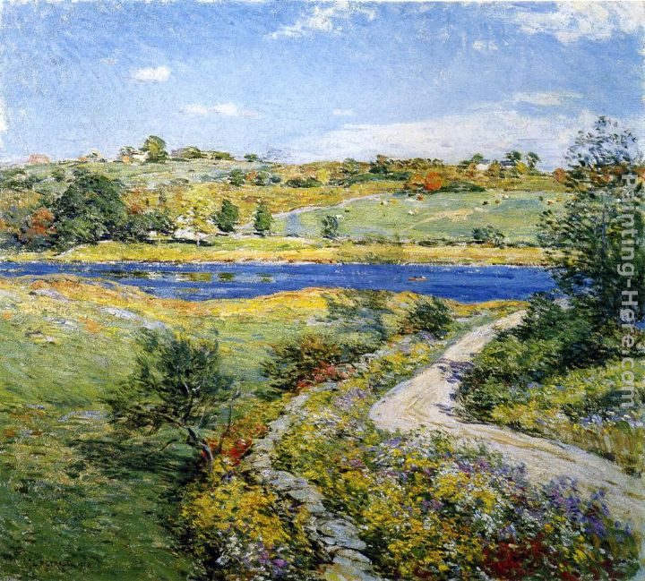 Willard Leroy Metcalf Autumn Roadside